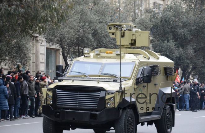 Azerbaijan holds Victory Parade.Azerbaijan Baku 10 december 2020